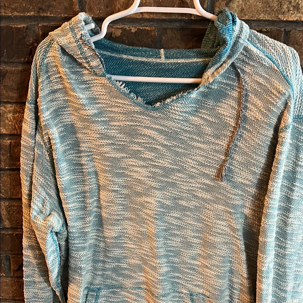 Blue Hooded Sweater